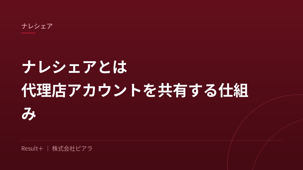 広告運用パートナーとピアラの担当者が、媒体アカウントの共有と運用体制について打ち合わせている場面