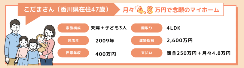 住友林業で建てたこだまさん