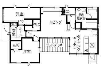 セキスイハイム平屋の間取り実例