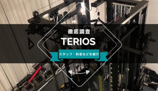 パーソナルジムTERIOSのスタッフ、料金、口コミ・評判を紹介